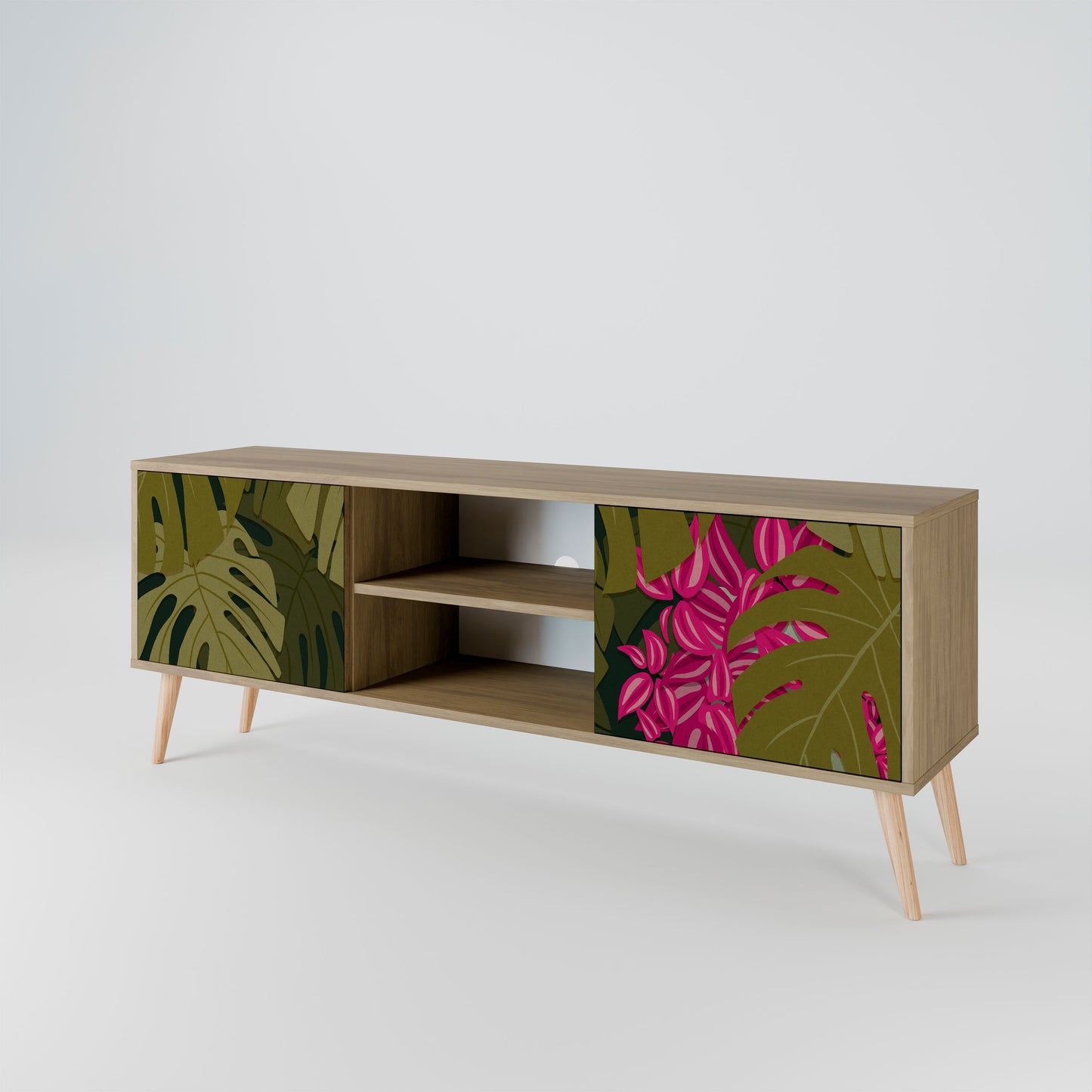 Mobile TV TROPICAL BEAUTY a 2 ante in effetto rovere