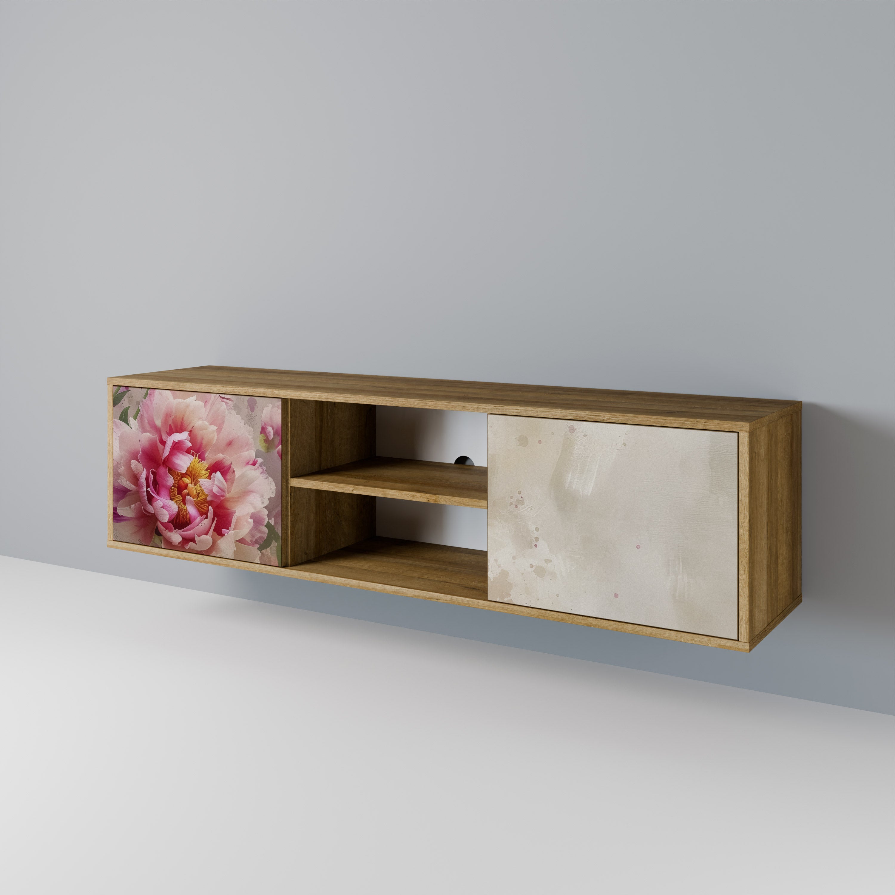 PEONY WHISPER Mueble de TV de 2 Puertas