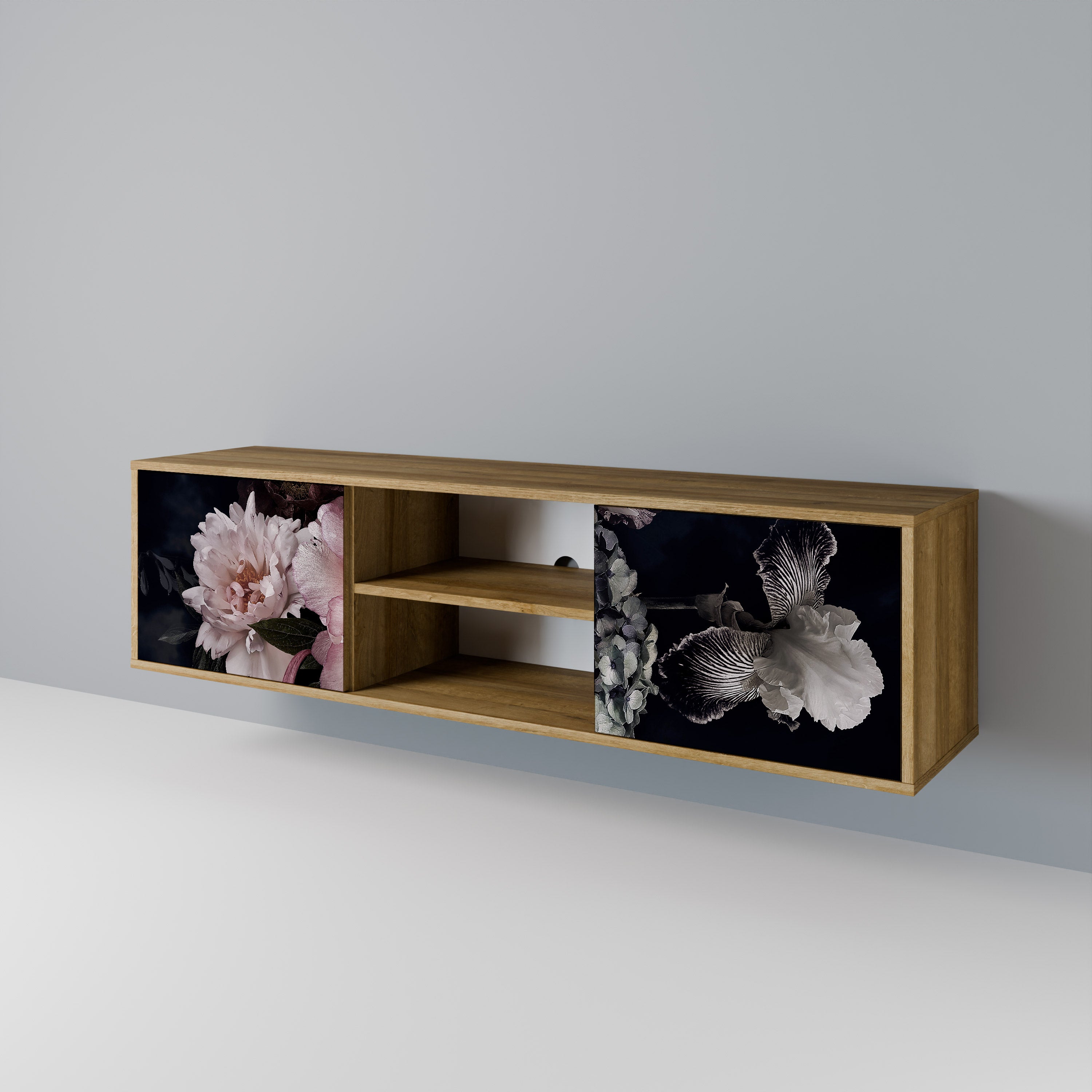 PURE BLOSSOM Mueble de TV de 2 Puertas
