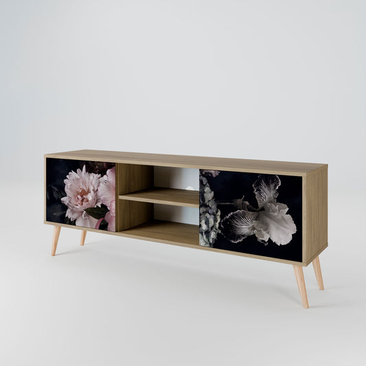 PURE BLOSSOM 2-Door TV Stand in Oak Effect