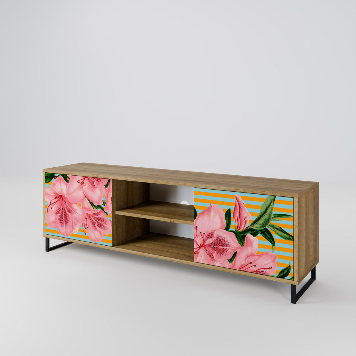 FRAGILE BEAUTY 2-Door TV Cabinet