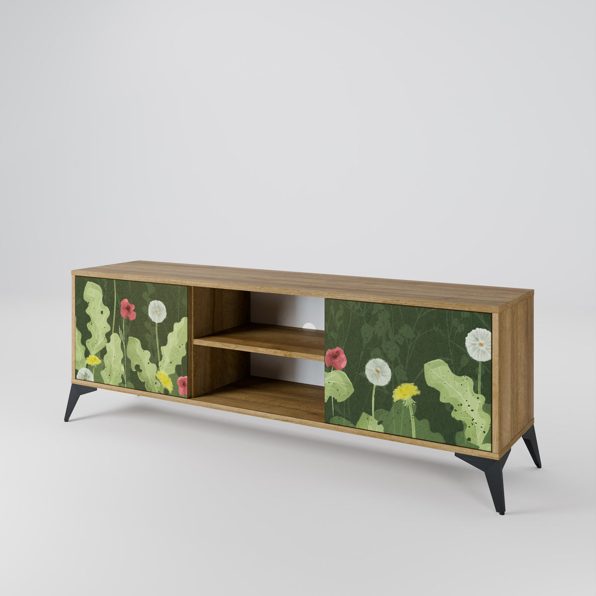 DANDELION AMUSE Mueble de TV de 2 Puertas