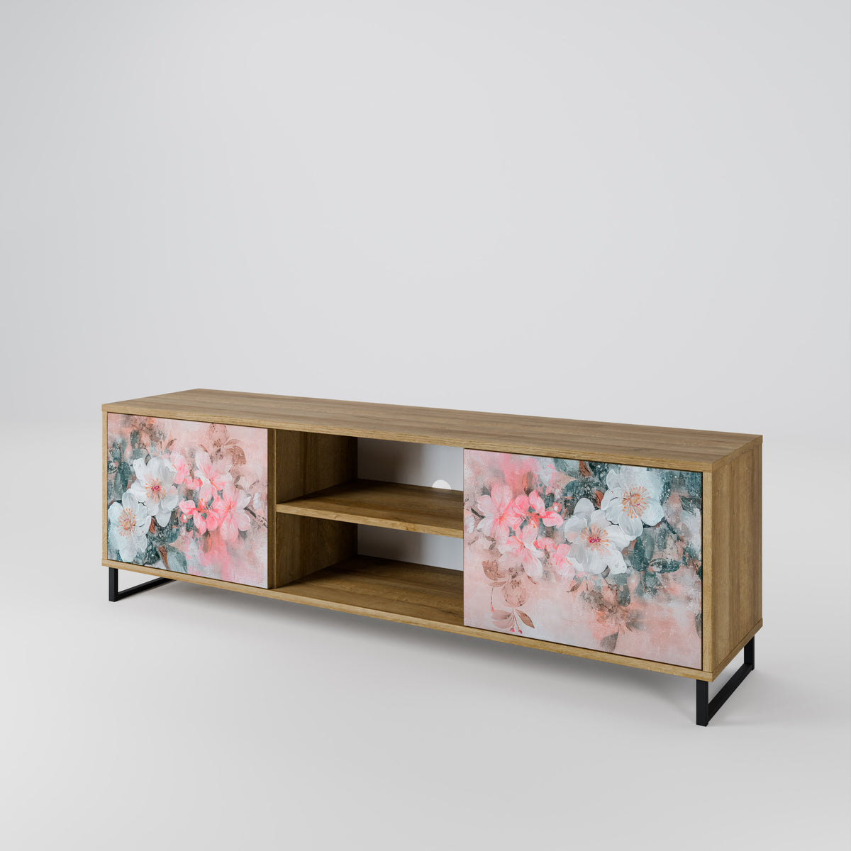 CHERRY BLOSSOM Mueble de TV de 2 Puertas