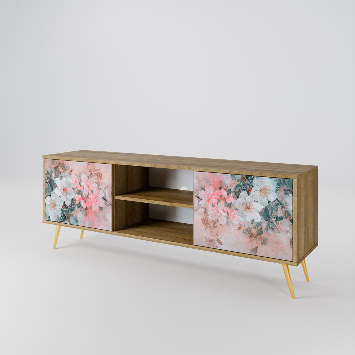 CHERRY BLOSSOM Mueble de TV de 2 Puertas