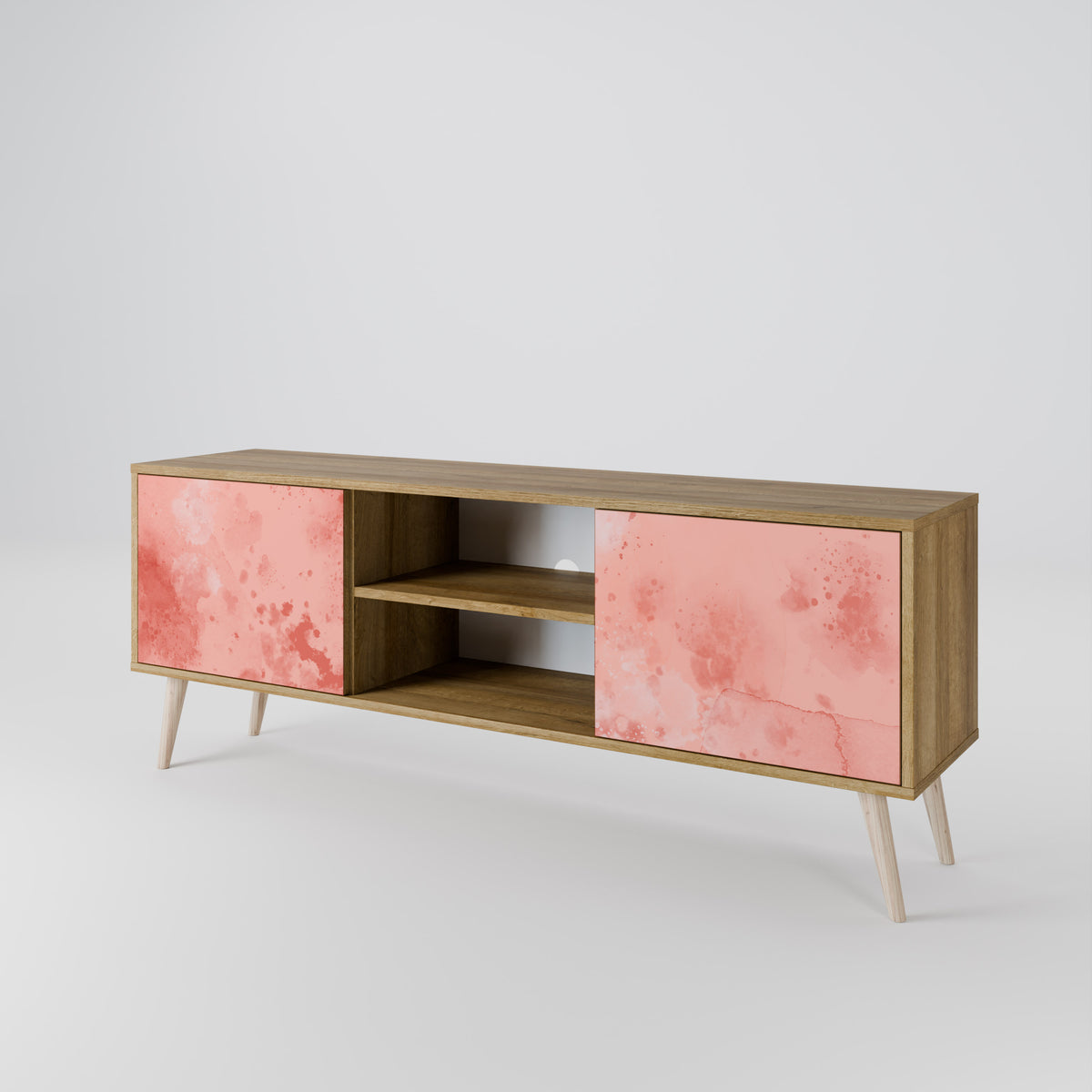CRANE DANCE Mueble de TV de 2 Puertas