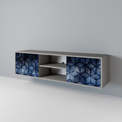 CUBIC MIST Mueble de TV de 2 Puertas