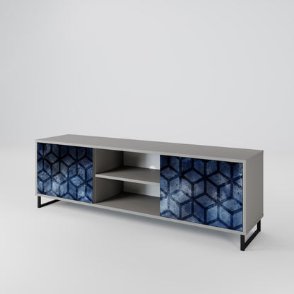 CUBIC MIST Mueble de TV de 2 Puertas