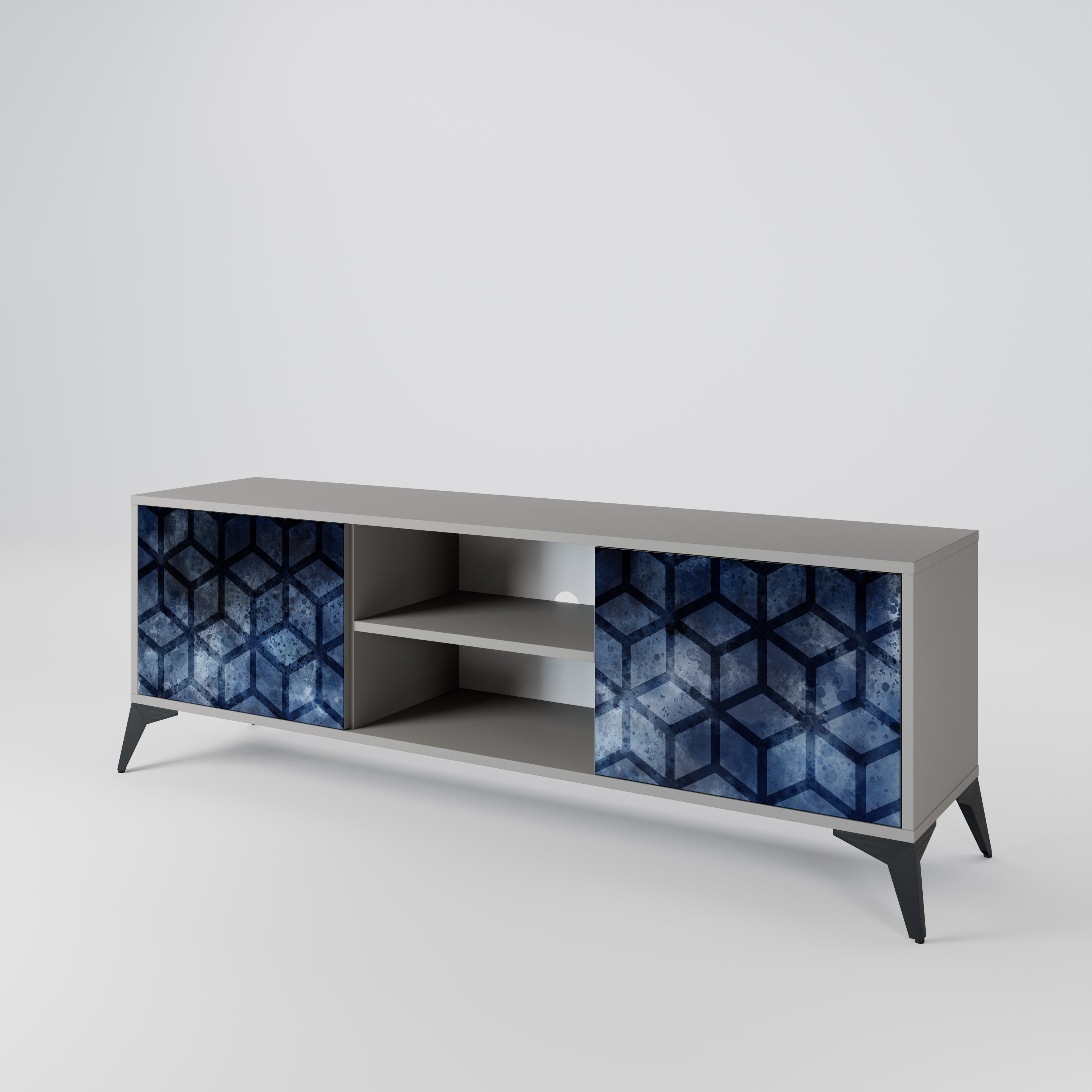 CUBIC MIST 2-Door TV Cabinet