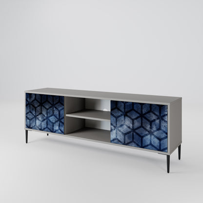 CUBIC MIST Mueble de TV de 2 Puertas
