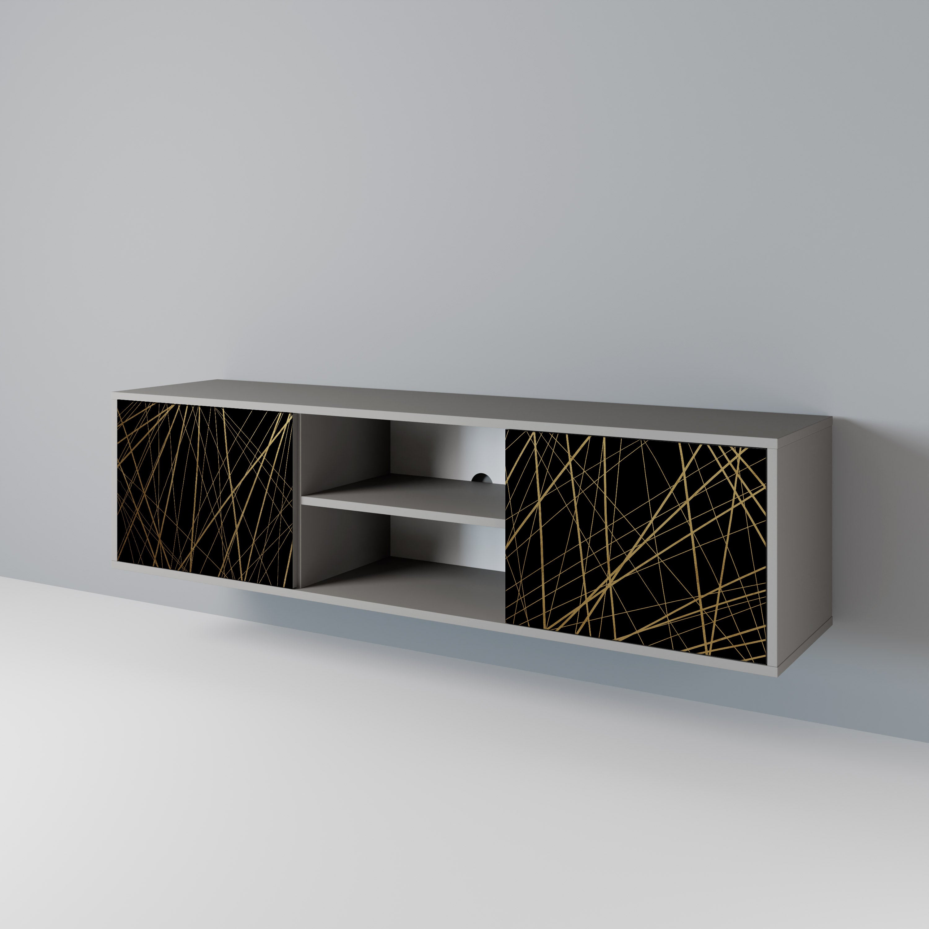 BRIGHT MESH 2-türiges TV-Lowboard