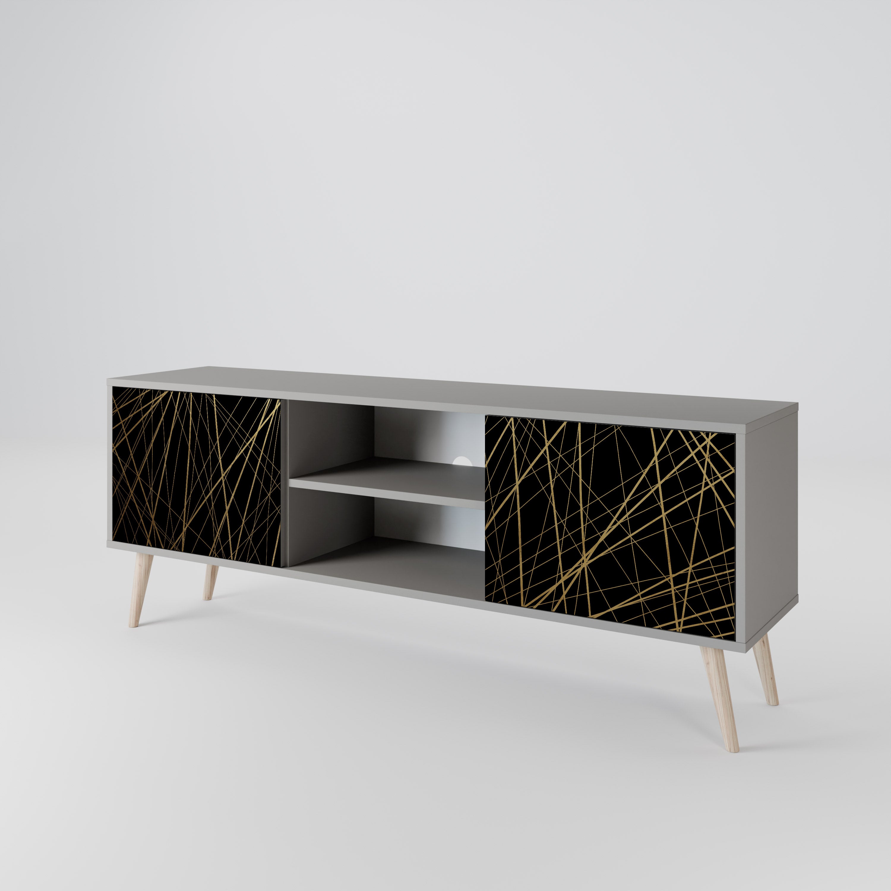 BRIGHT MESH 2-türiges TV-Lowboard