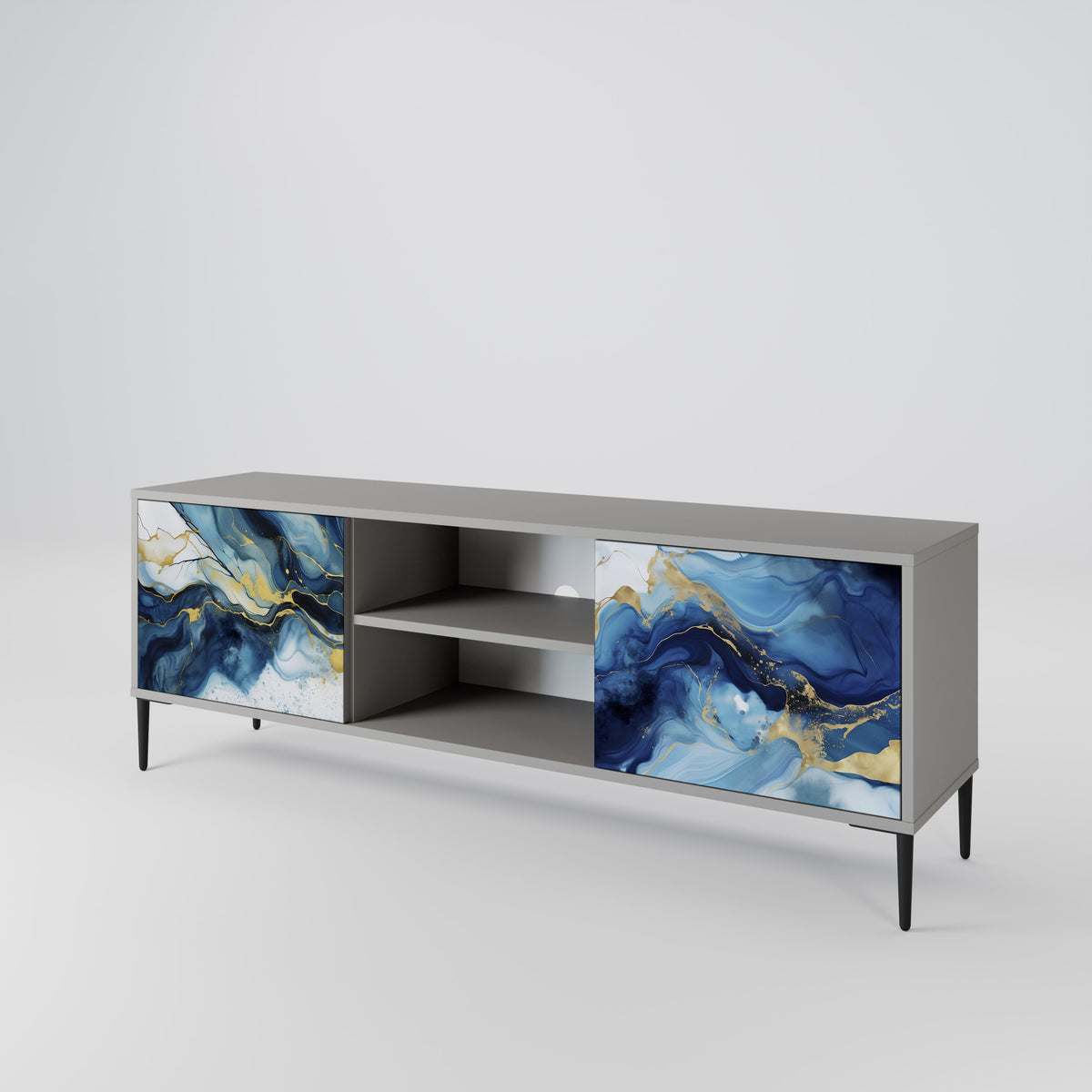 INKY MARBLE 2-türiges TV-Lowboard