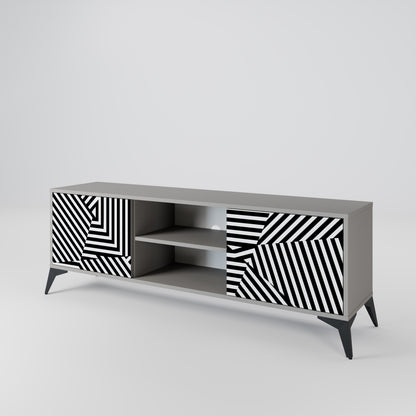 ILLUSIONARY LATTICE Móvel de TV de 2 Portas