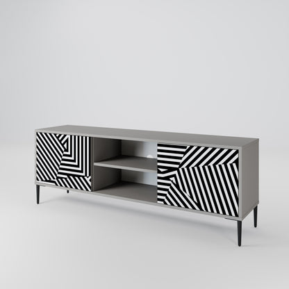 ILLUSIONARY LATTICE Móvel de TV de 2 Portas