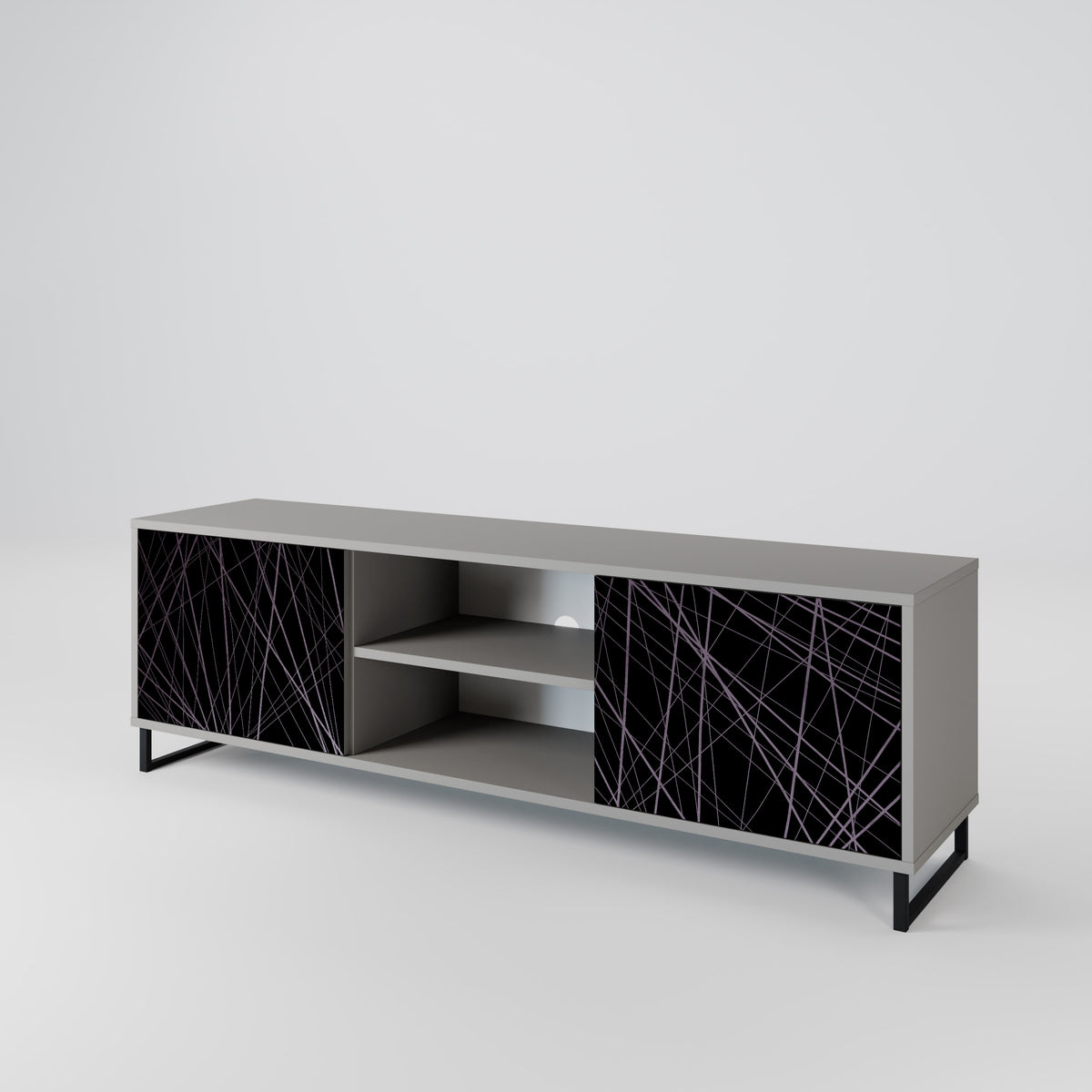 SHIMMER SPIDERGRAM Mueble de TV de 2 Puertas