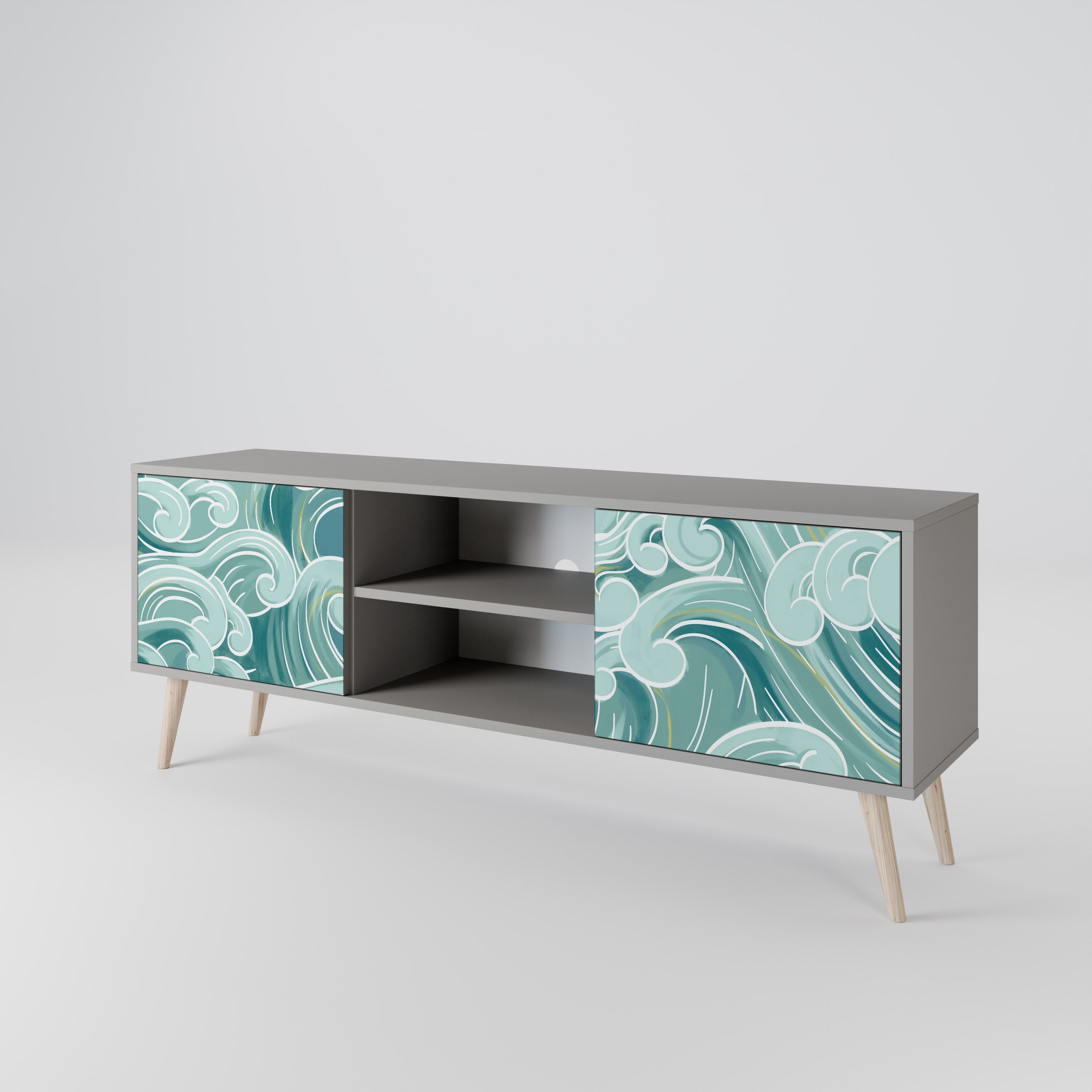 ASIAN SWAY 2-türiges TV-Lowboard