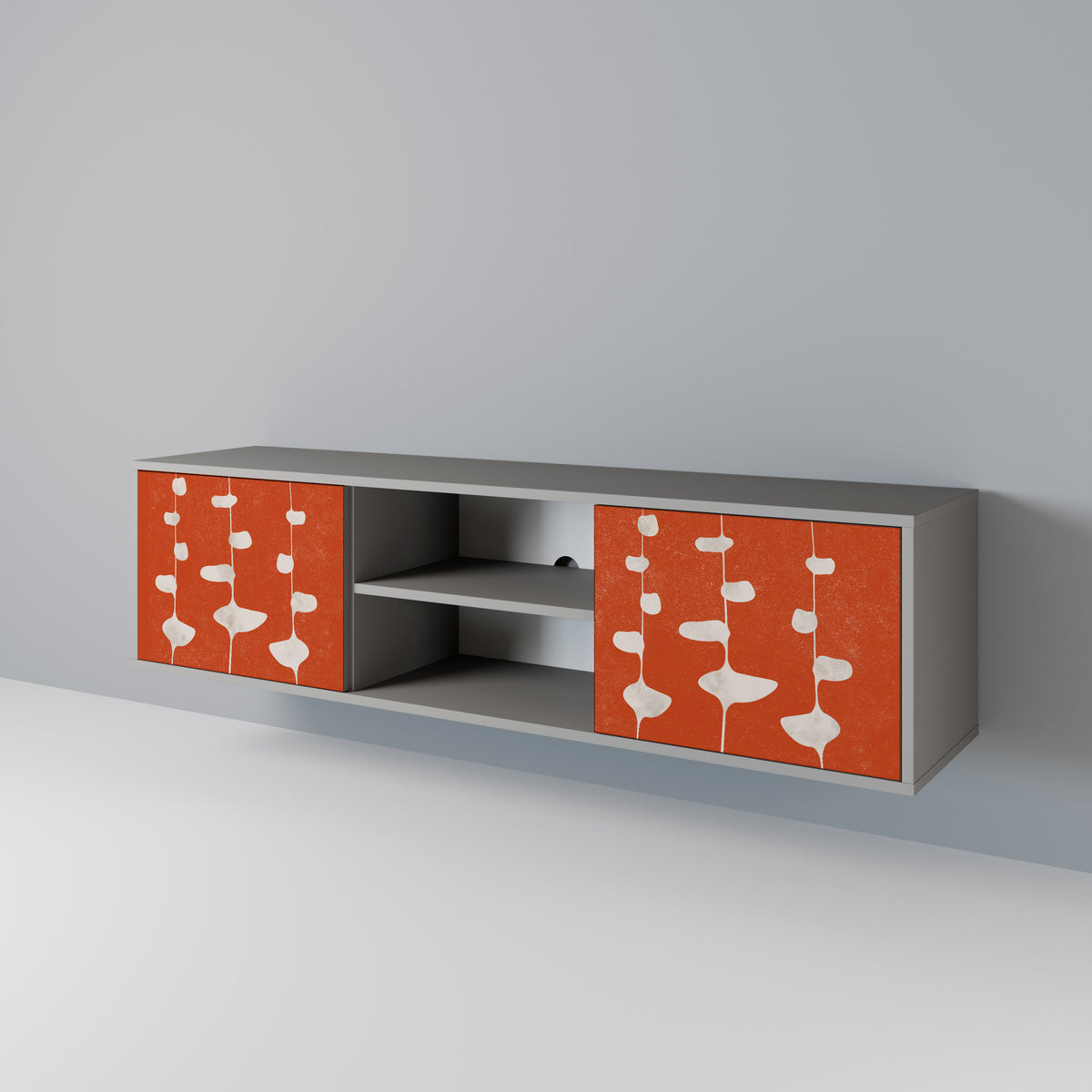COURAGE MOLD Mueble de TV de 2 Puertas