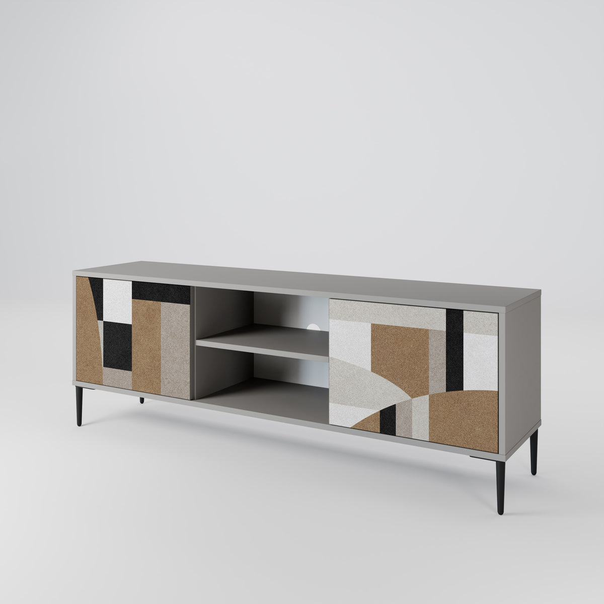 DELICATE MEMENTO 2-Door TV Cabinet