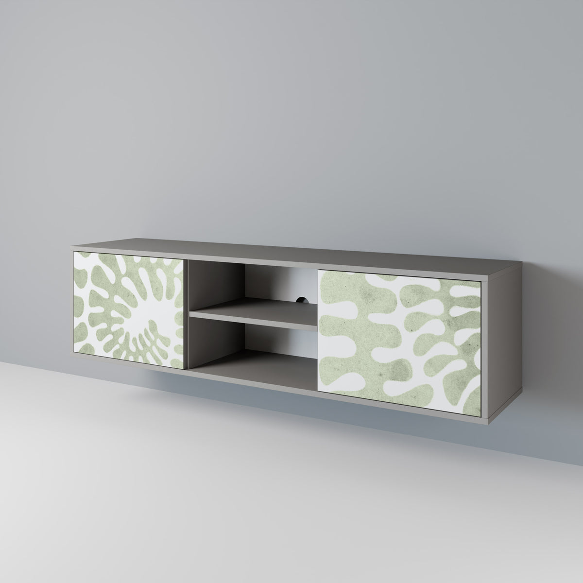 HELIX DANCE Mueble de TV de 2 Puertas