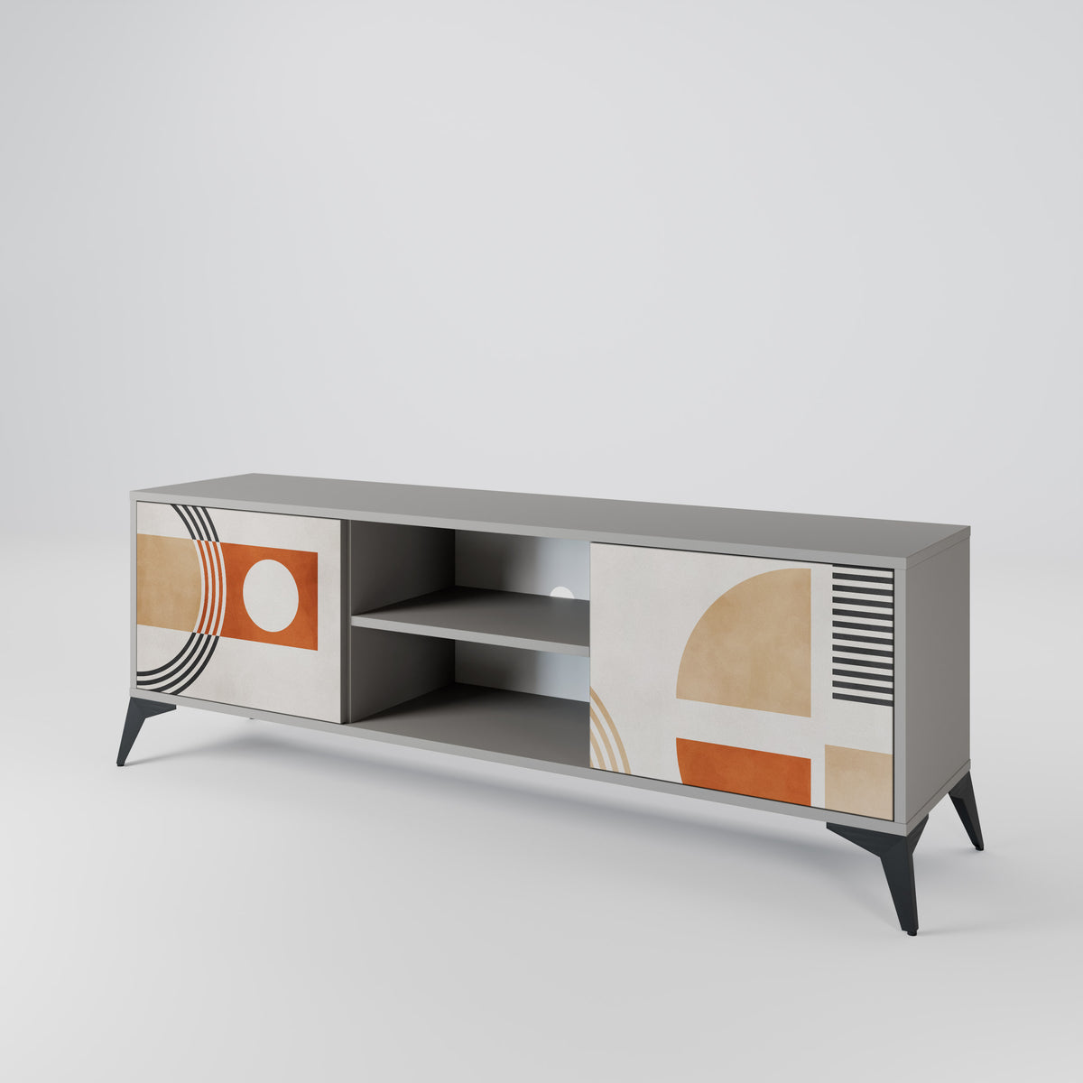 SPACE AROUND Mueble de TV de 2 Puertas