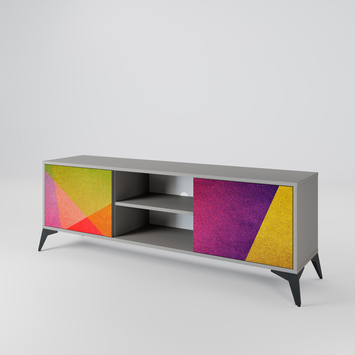 VIVID GEOMETRY 2-türiges TV-Lowboard