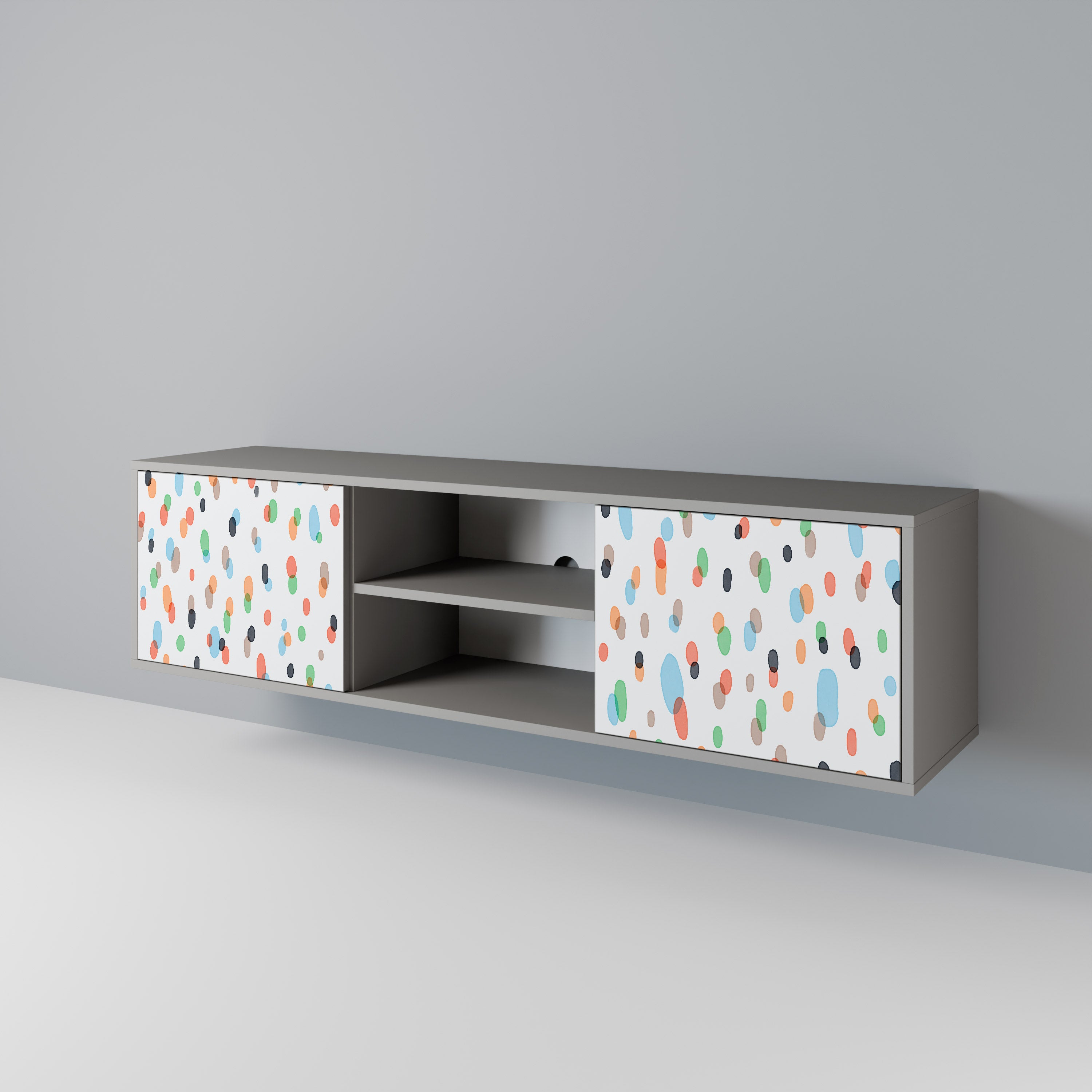 ENERGETIC SPOTS Έπιπλο τηλεόρασης 2-θυρών