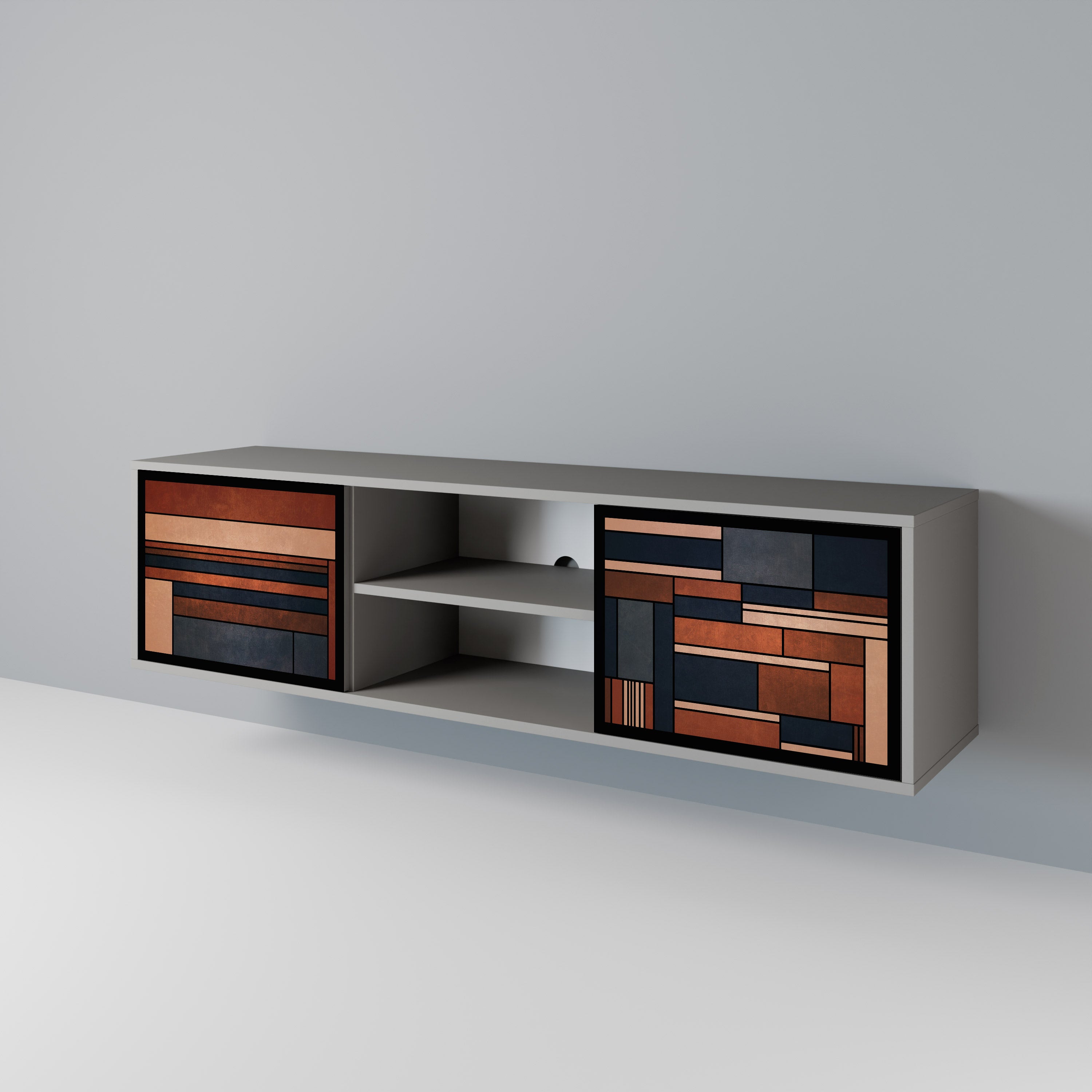 INTREPID FORMATION Έπιπλο τηλεόρασης 2-θυρών