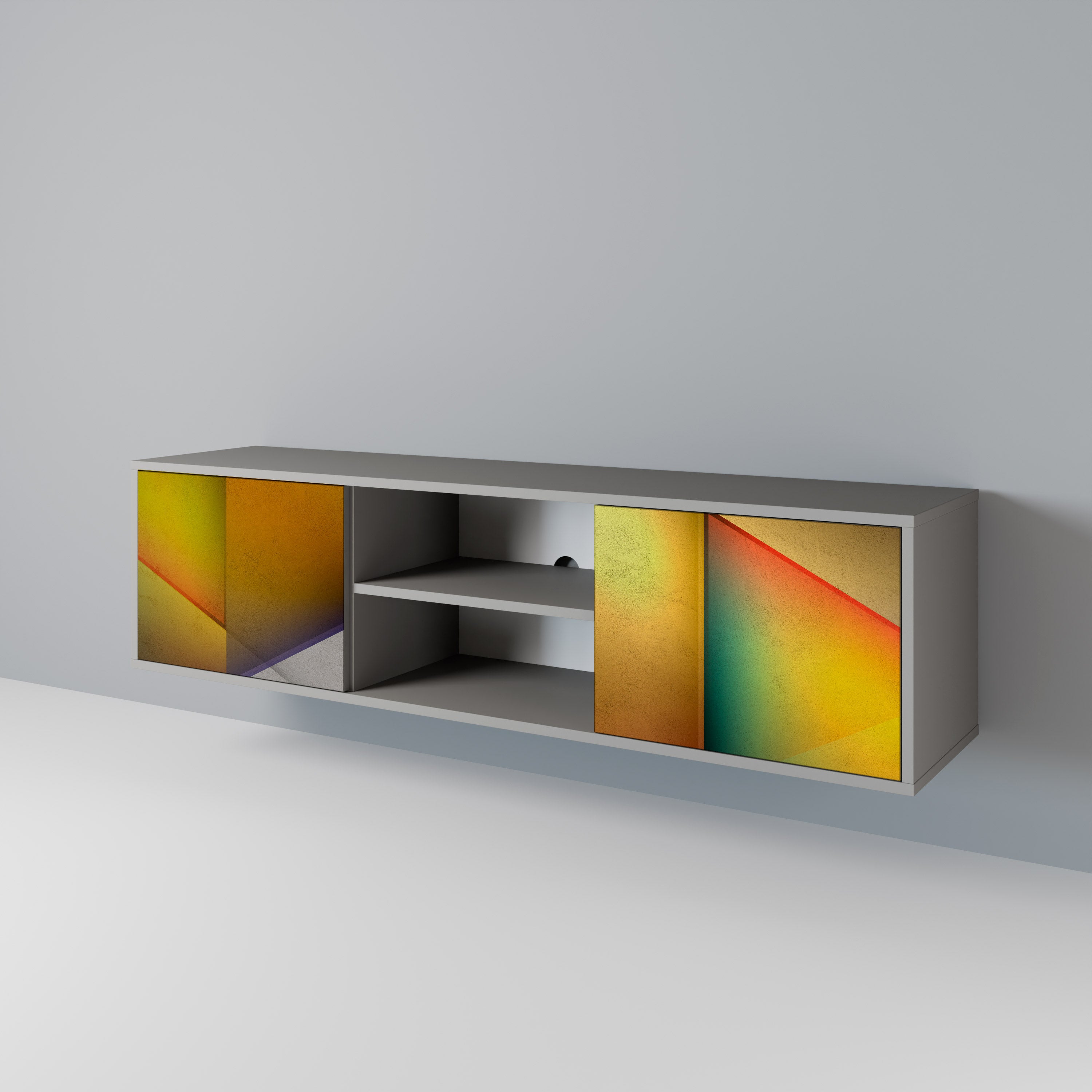 PIERCING SHARPNESS 2-türiges TV-Lowboard