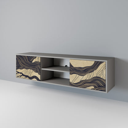 UNIFIED FRAGMENTS Mueble de TV de 2 Puertas