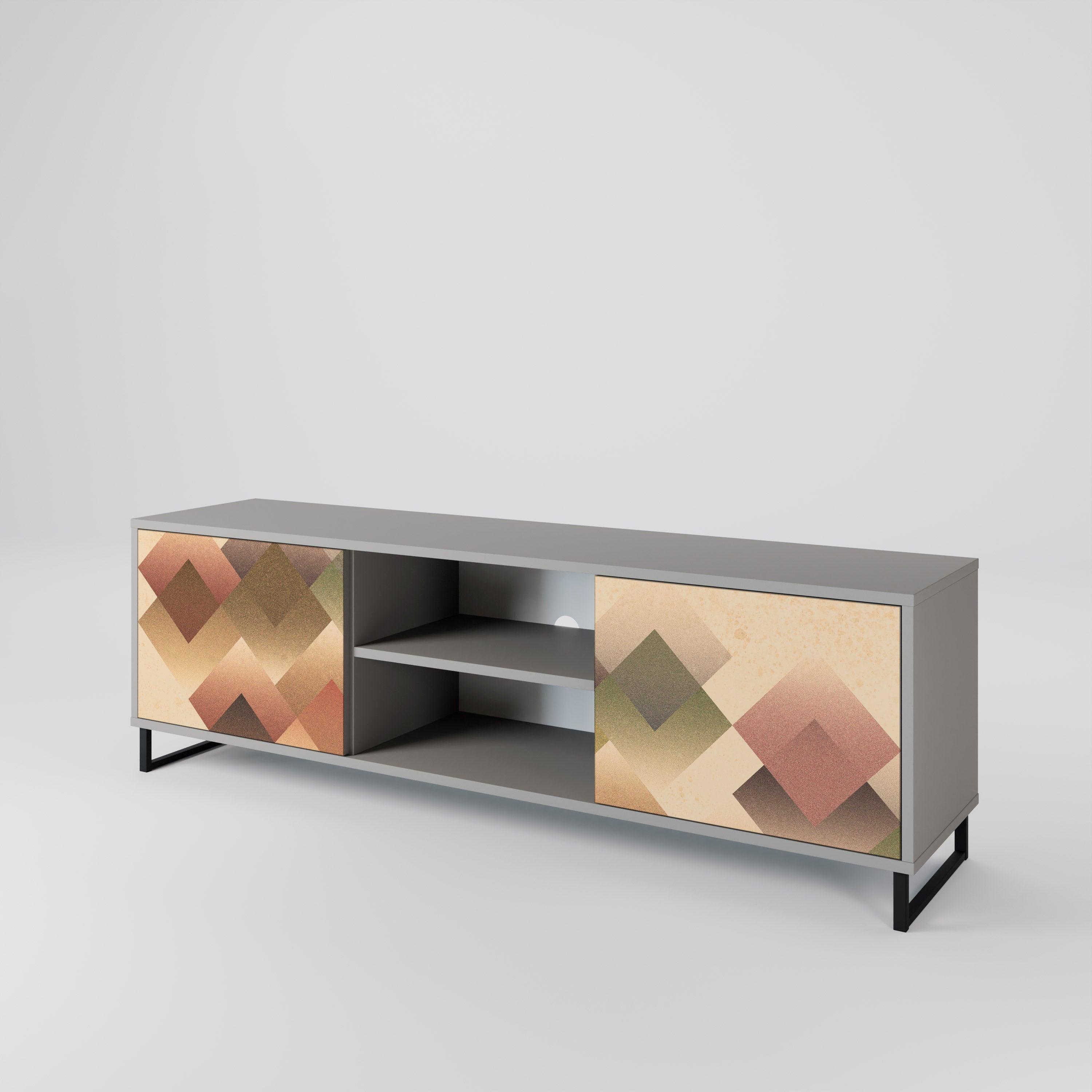 GEOMETRIC FUSION 2-türiges TV-Lowboard