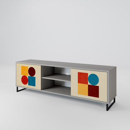 GEOMETRIC PUZZLE 2-türiges TV-Lowboard
