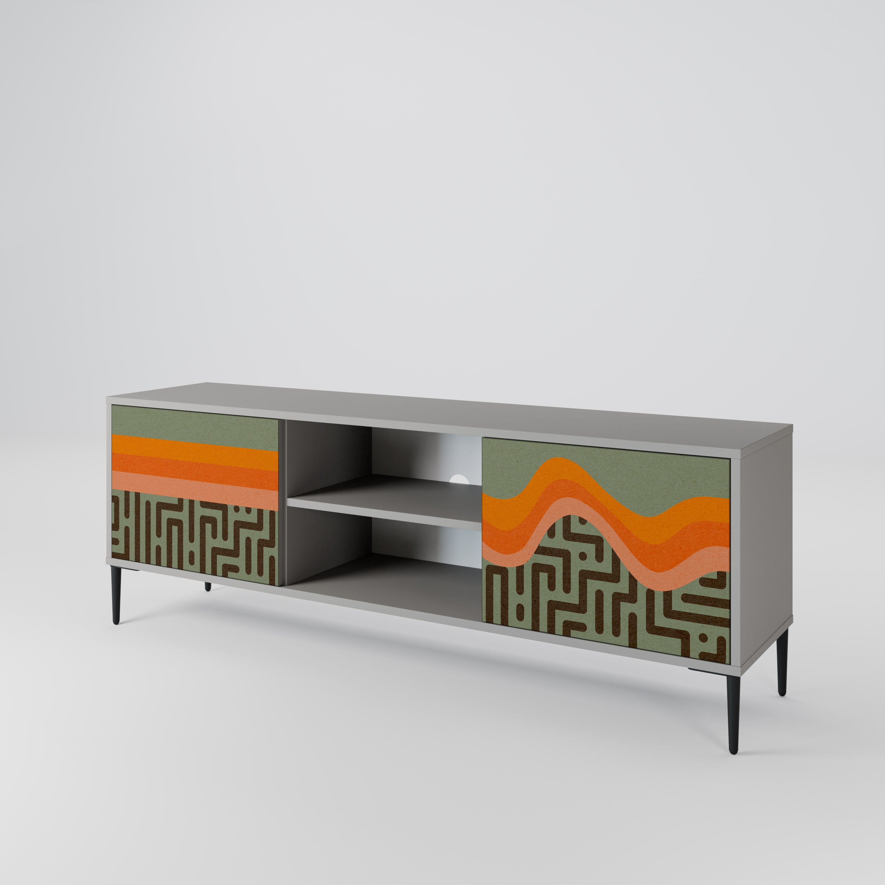 SIMPLE SOLUTIONS Móvel de TV de 2 Portas