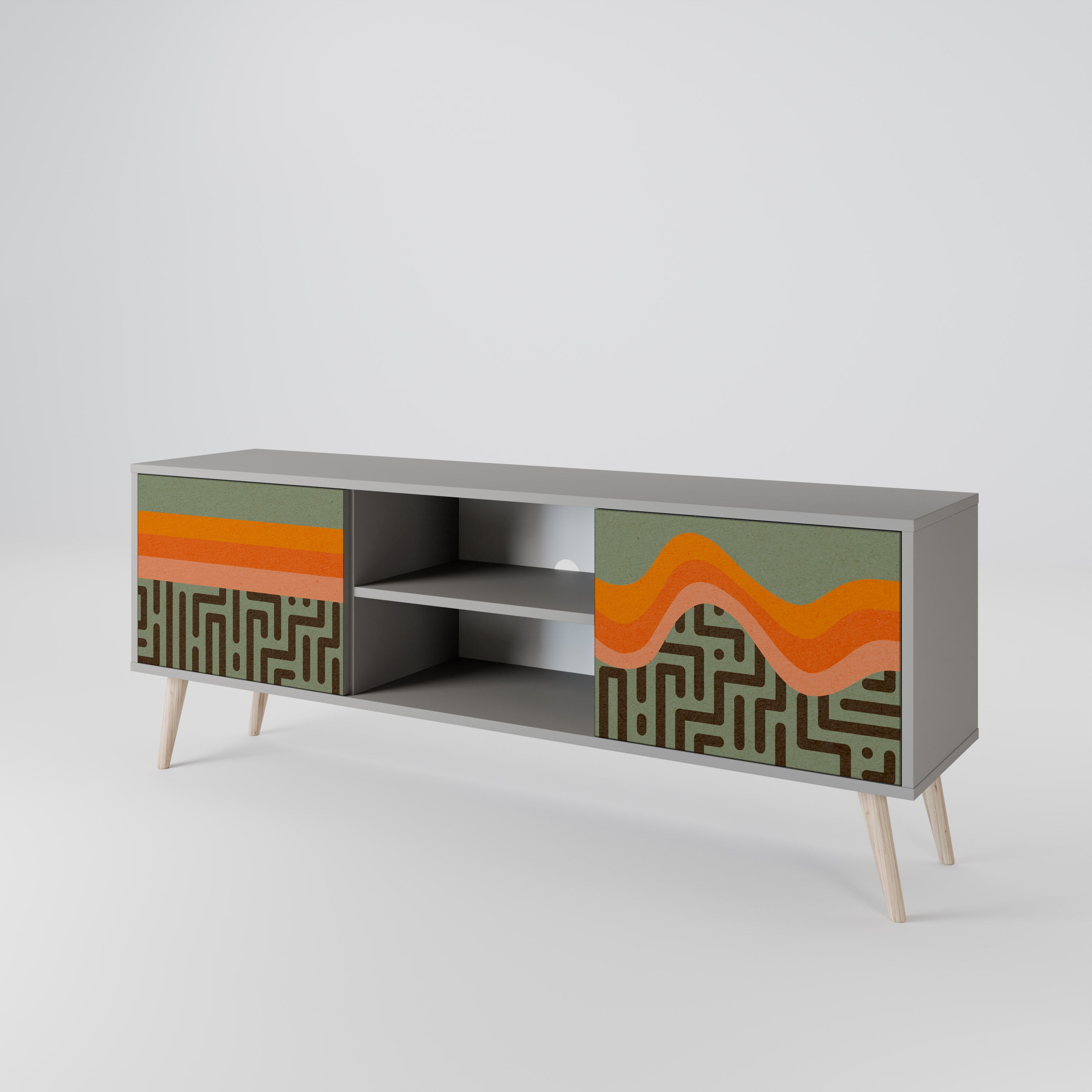 SIMPLE SOLUTIONS Móvel de TV de 2 Portas