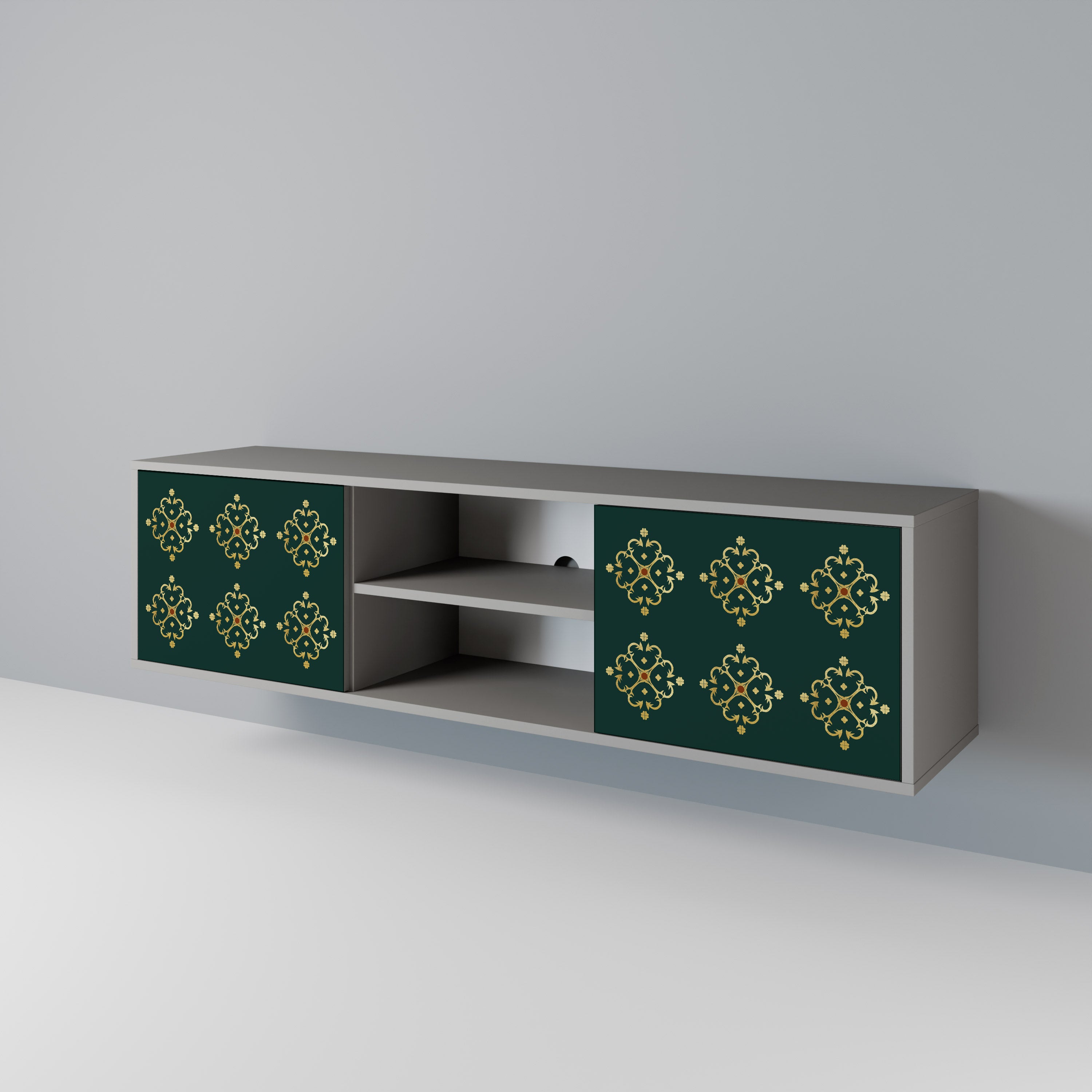 ROYAL MEDALLION Móvel de TV de 2 Portas