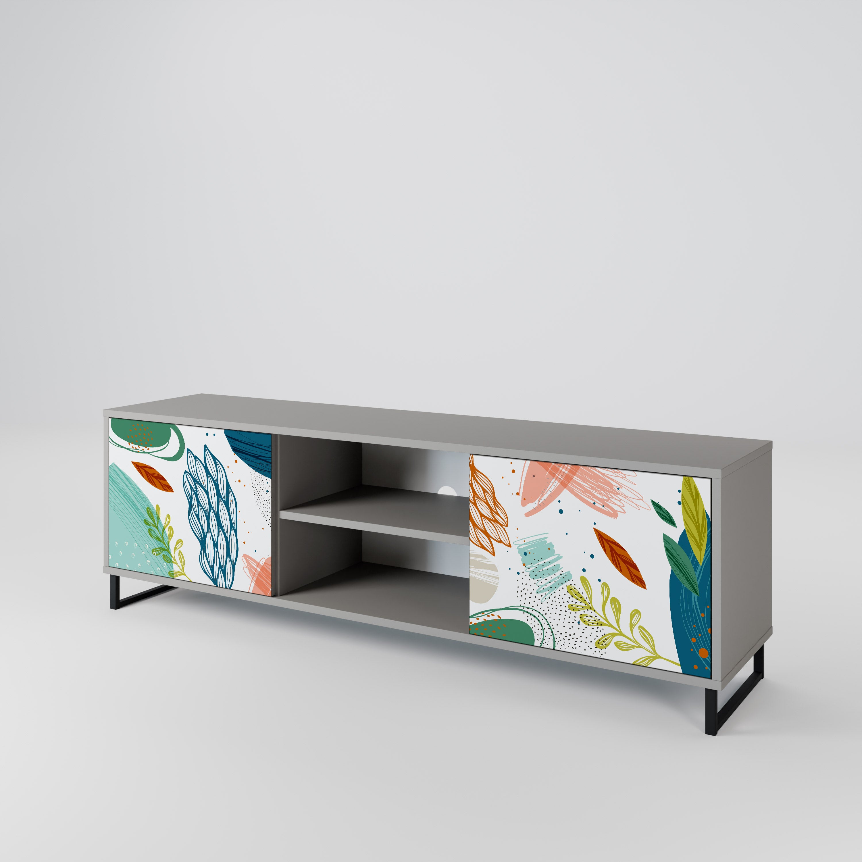 BOTANICAL HURRICANE Móvel de TV de 2 Portas