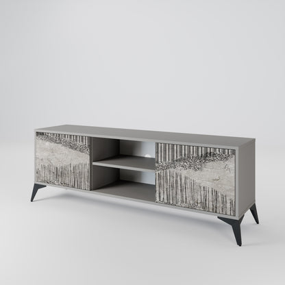 GRAIN LINES Mueble de TV de 2 Puertas