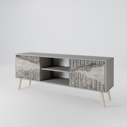 GRAIN LINES Mueble de TV de 2 Puertas