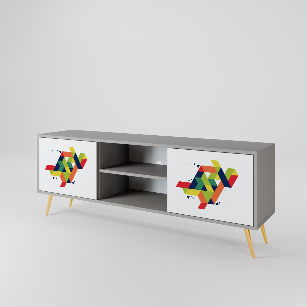 FUTURE SIGN Mueble de TV de 2 Puertas