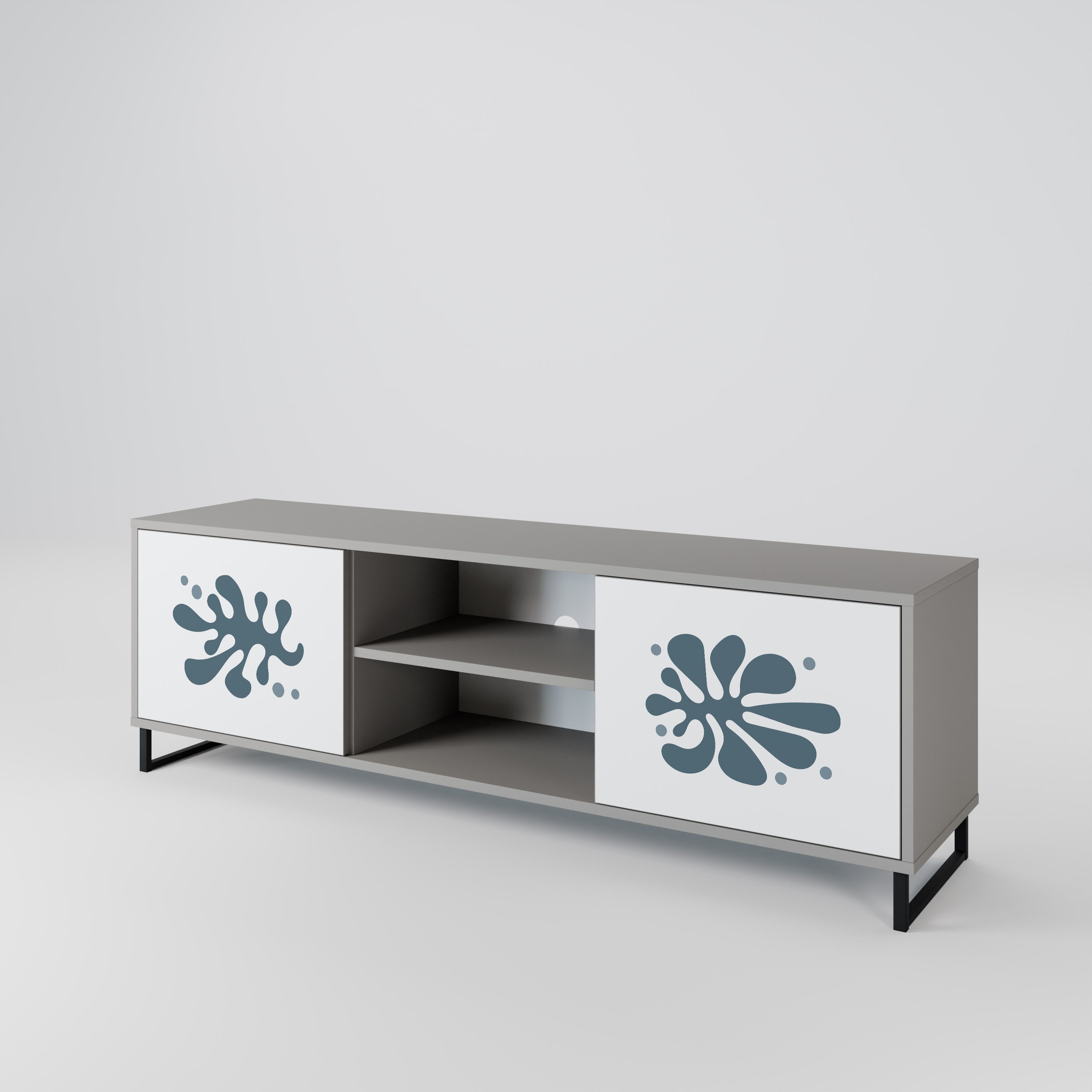WONDERLAND VEGETATION Mueble de TV de 2 Puertas