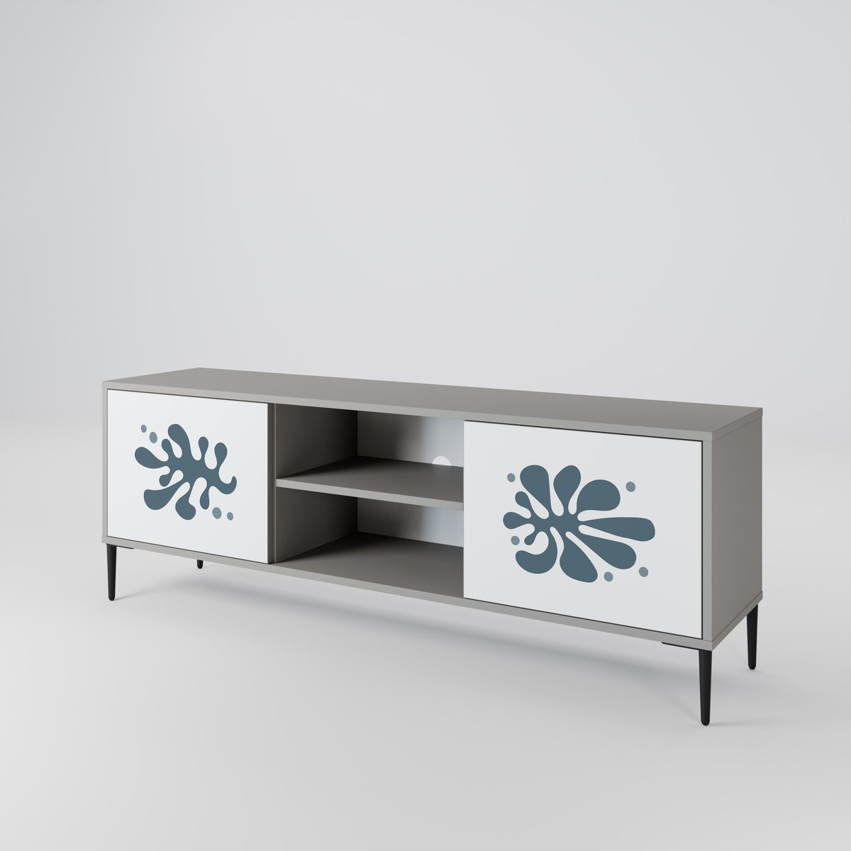 WONDERLAND VEGETATION Mueble de TV de 2 Puertas