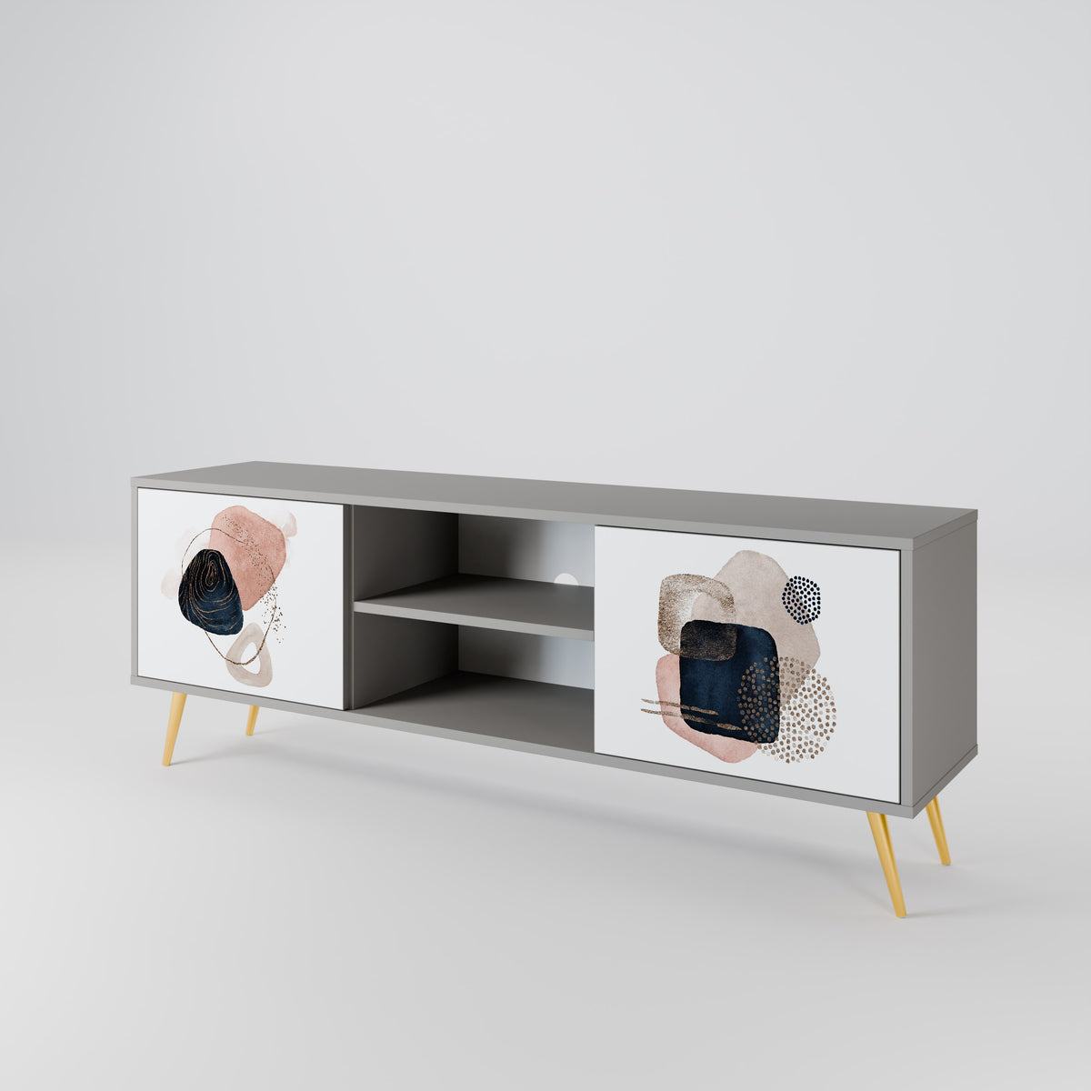 COLORFUL SHAPES Mueble de TV de 2 Puertas