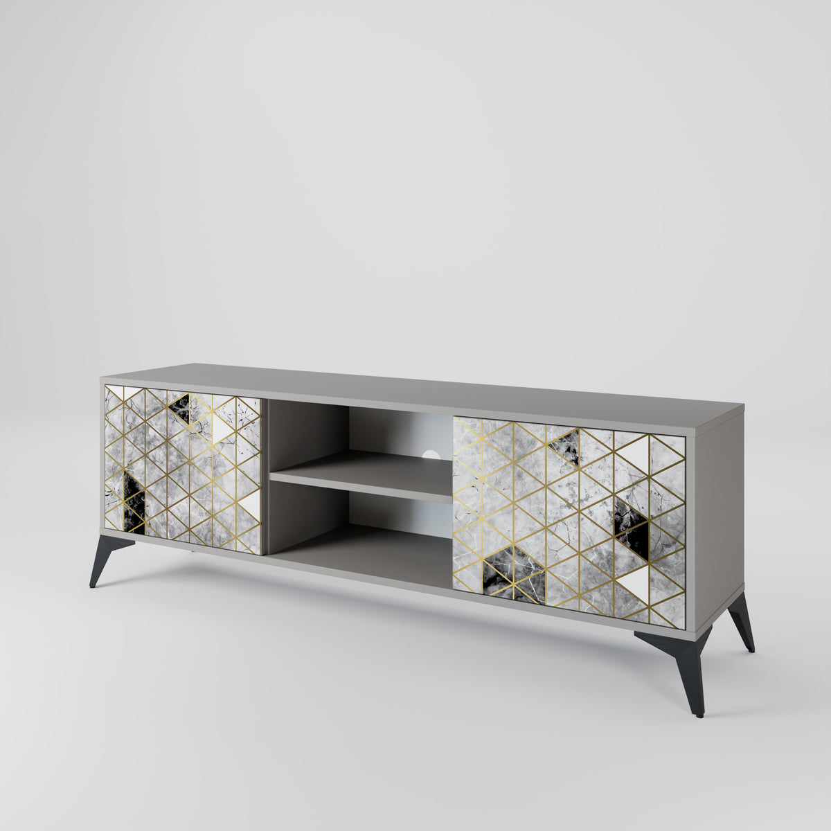 ASHEN ARIA 2-Door TV Cabinet
