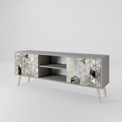 ASHEN ARIA 2-Door TV Cabinet