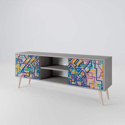 MEMORIES MAP Mueble de TV de 2 Puertas