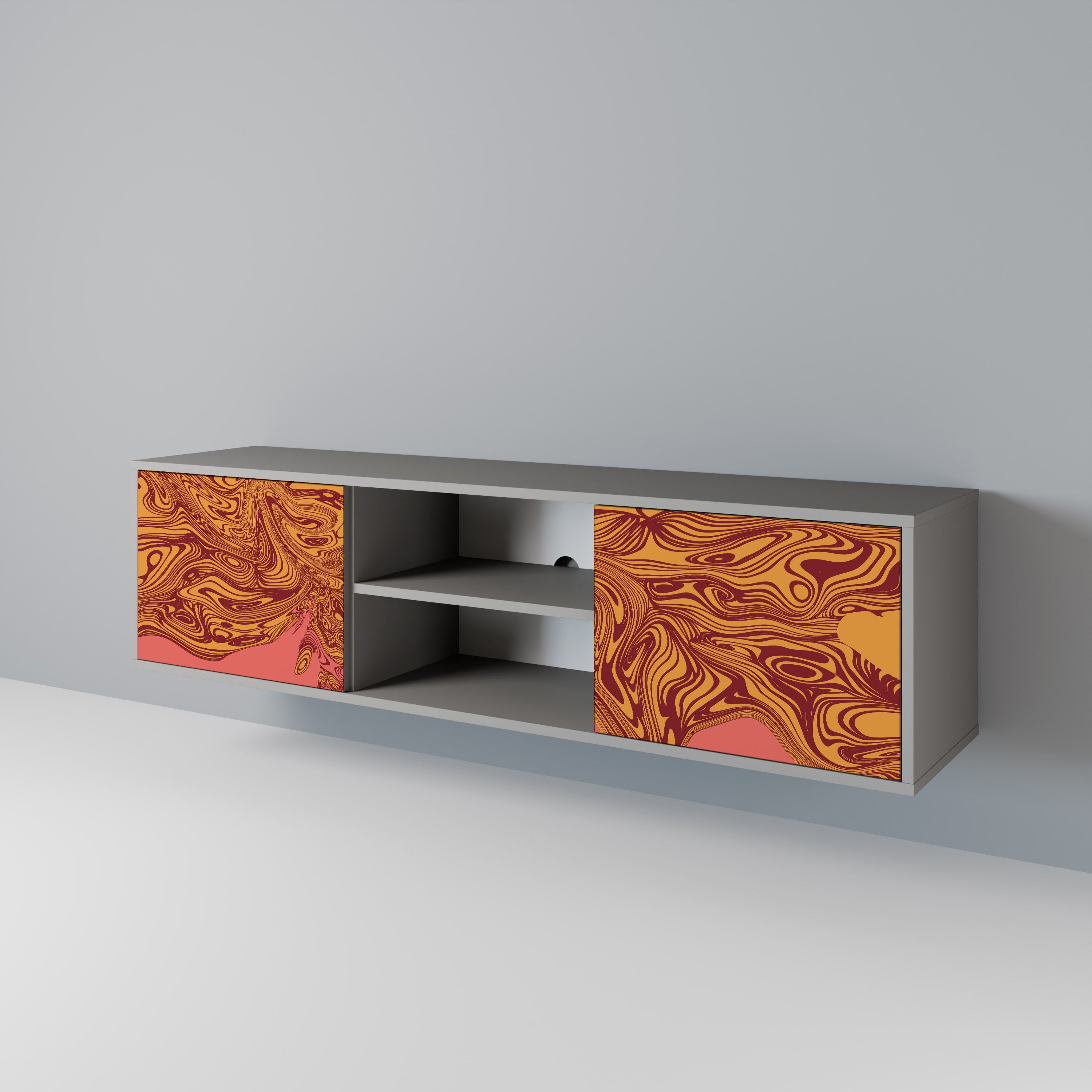 FLOATING THOUGHTS 2-Door TV Cabinet