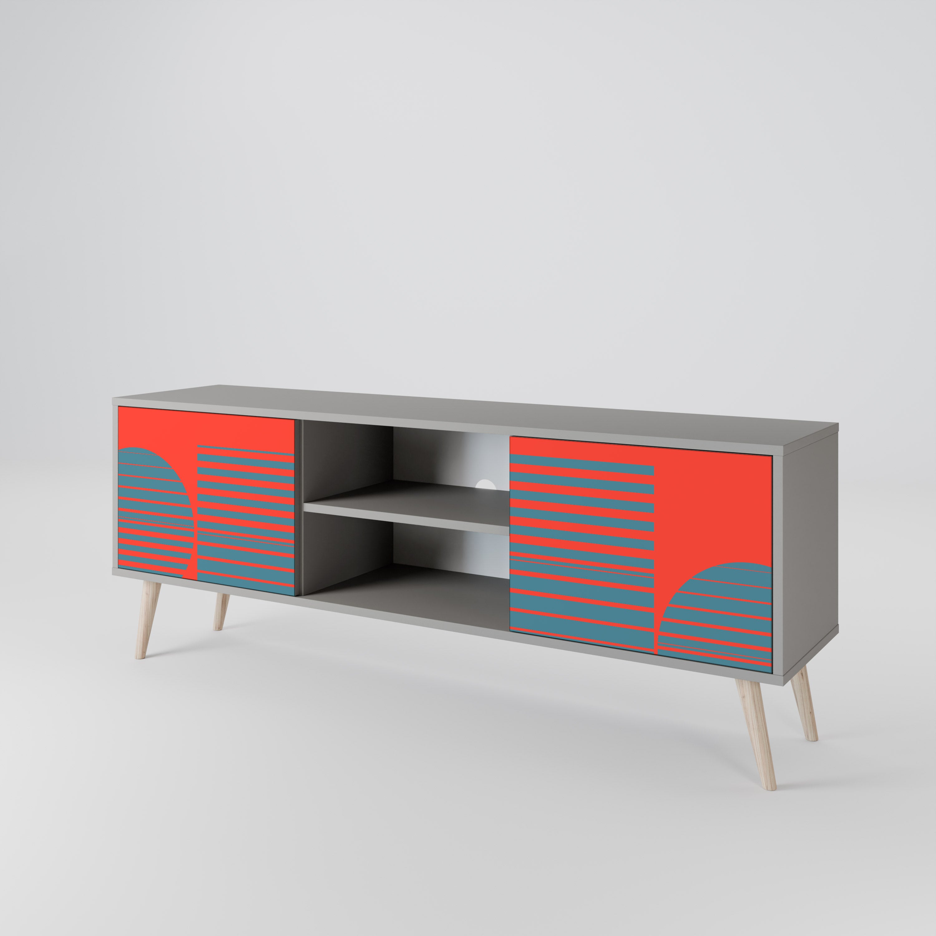 RISING GEOMETRY STARS 2-Door TV Cabinet