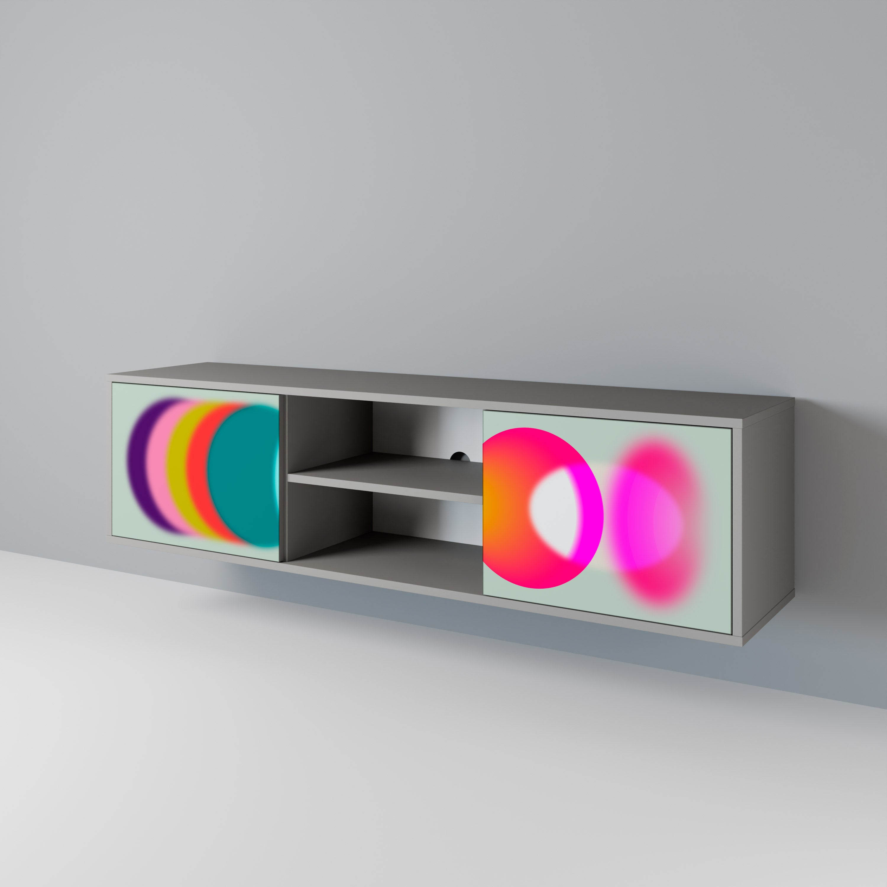 SYMPHONY OF COLORS 2-Door TV Cabinet