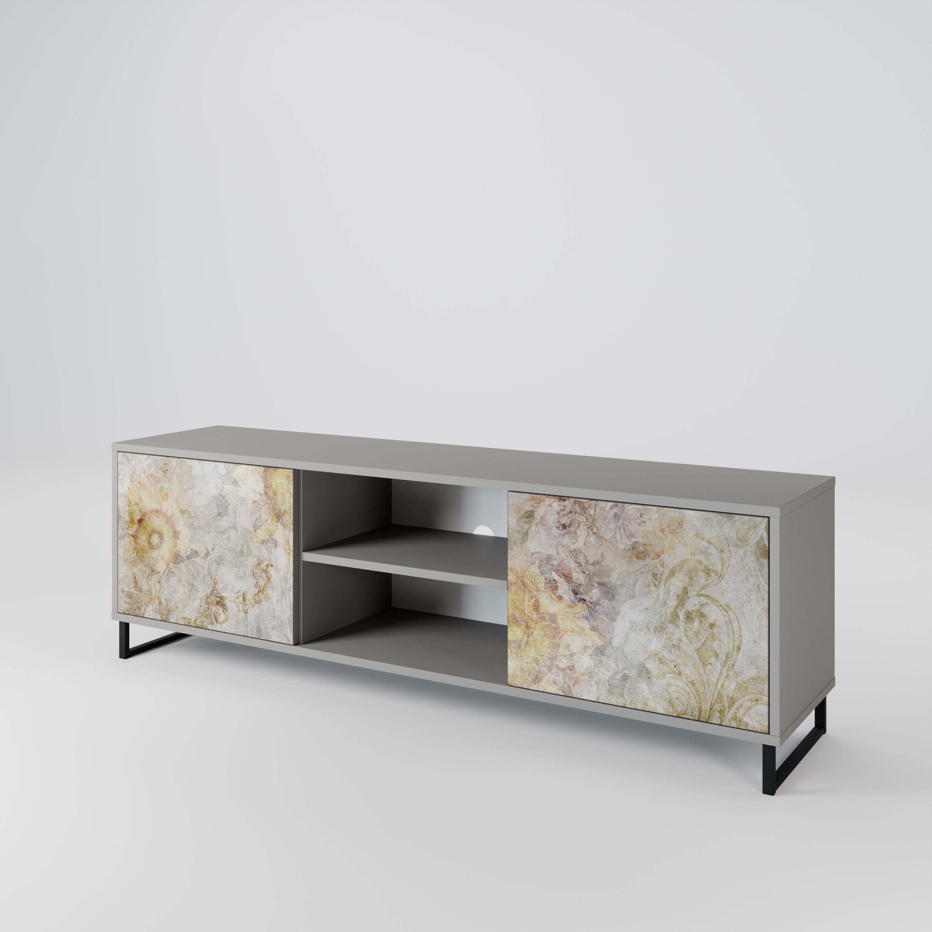 SUNFLOWER BLUR 2-Door TV Cabinet