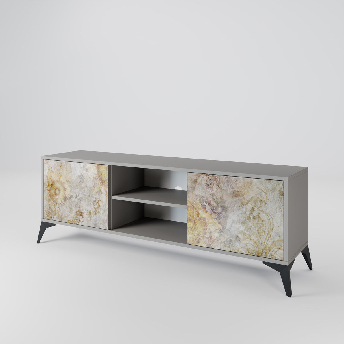 SUNFLOWER BLUR Mueble de TV de 2 Puertas