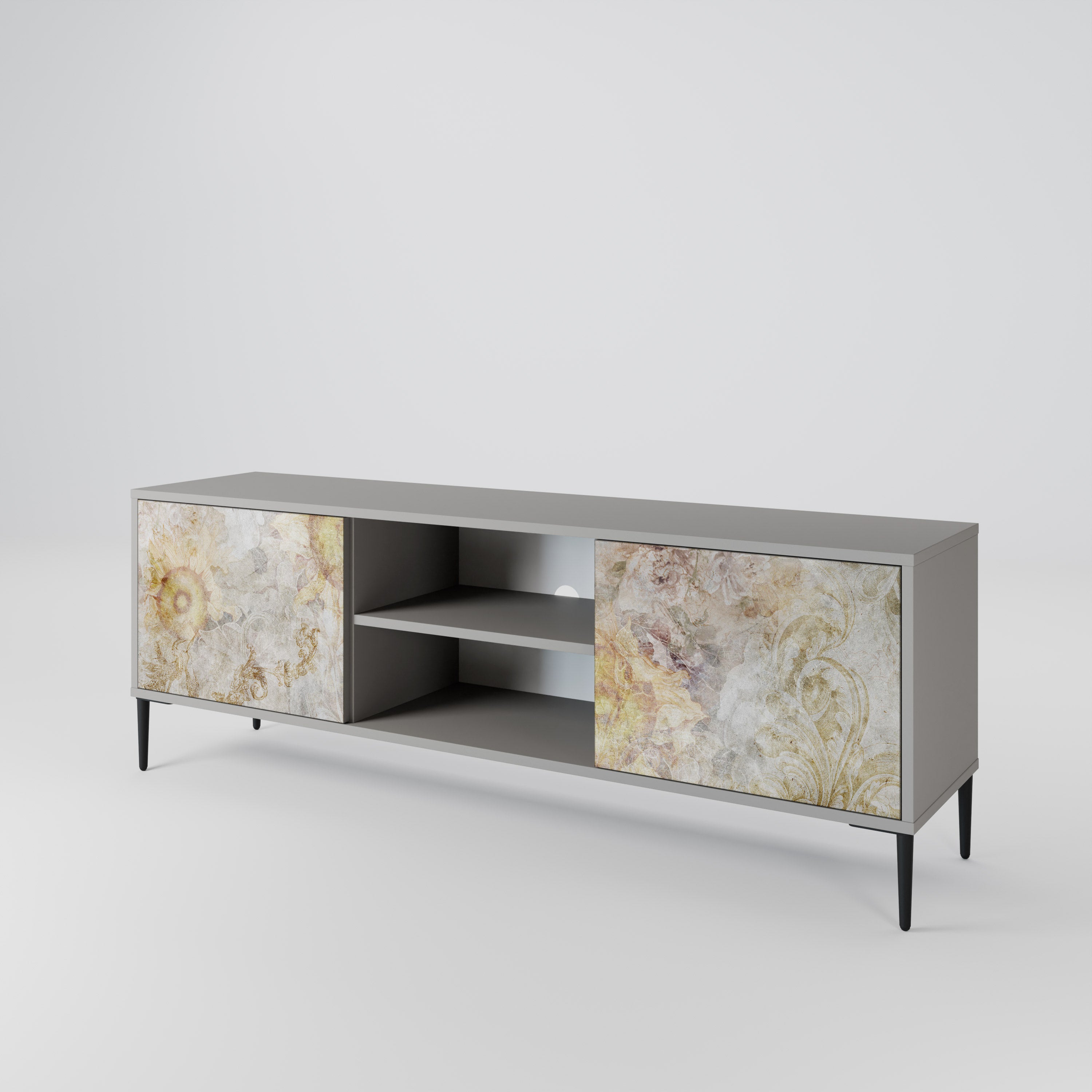 SUNFLOWER BLUR 2-Door TV Cabinet